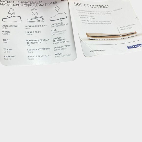 Birkenstock Clogs Mens 7 Iron Oiled Leather Soft Footbed Comfort Made In Germany - Picture 9 of 12